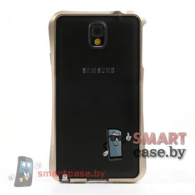Бампер для Samsung Galaxy Note 3 алюминиевый Love Mei (серебро)