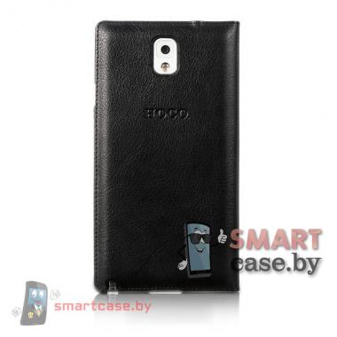 Кожаный чехол для Samsung Galaxy Note 3 с окном HOCO (черный)