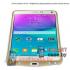 Ультратонкий бампер для Samsung Galaxy Note 4 Love Mei (металик)