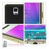 Чехол для Samsung Galaxy Note 4 (N910) алюминий + силикон Love Mei Aegis (черный)