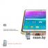 Чехол для Samsung Galaxy Note 4 (N910) алюминий + силикон Love Mei Aegis (серебро)