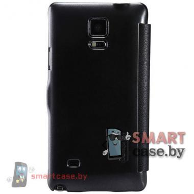 Кожаный чехол-книжка для Samsung Galaxy Note4 от Nillkin(черный)