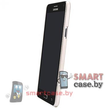Чехол для Samsung Galaxy Note 4 Nillkin Frosted + пленка (Золотой)