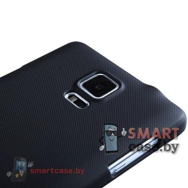 Чехол для Samsung Galaxy Note 4 Nillkin Frosted + пленка (коричневый)
