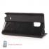 Чехол-книжка для Samsung Galaxy Note 4 натуральная кожа (черный)