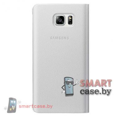 Оригинальный чехол Samsung Galaxy Note 5 S View Cover белый (EF-CN920PBEGRU) 