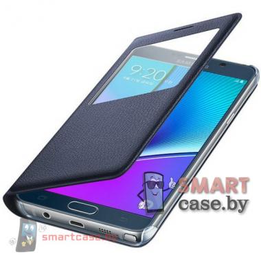 Оригинальный чехол Samsung Galaxy Note 5 S View Cover черный (EF-CN920PBEGRU) 