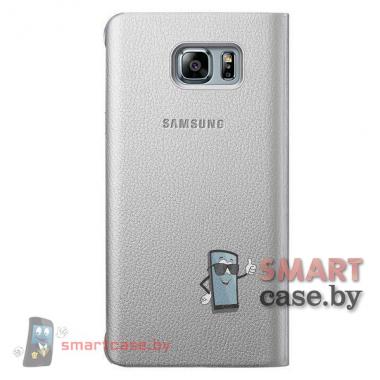 Оригинальный чехол Samsung Galaxy Note 5 S View Cover серебро (EF-CN920PSEGRU) 