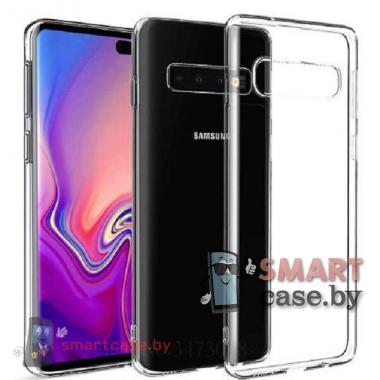 Силиконовый чехол для Samsung Galaxy S10 Plus (Прозрачный)