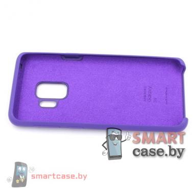 Силиконовый чехол Silicone Cover для Samsung Galaxy S9 (фиолетовый)