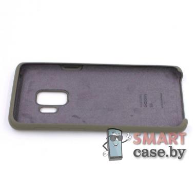 Силиконовый чехол Silicone Cover для Samsung Galaxy S9 (хаки)