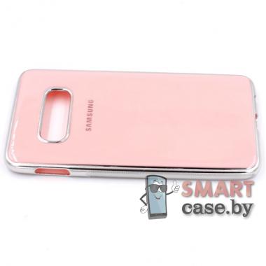 Силиконовый глянцевый чехол для Samsung Galaxy S10E G970 (Розовый)