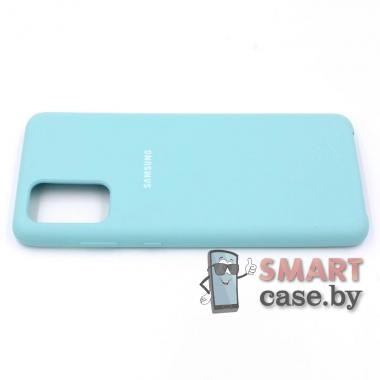 Силиконовый чехол Silicone Cover для Samsung Galaxy S11 (Мятный)