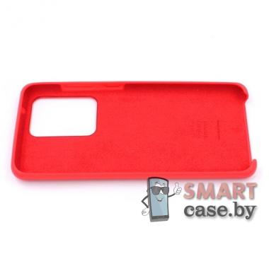 Силиконовый чехол Silicone Cover для Samsung Galaxy S11 Plus (Красный)