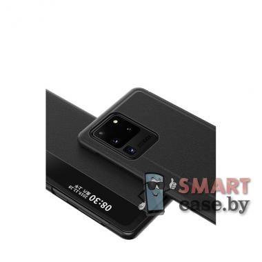 Чехол-книга SKYPE с инерционным окном для Samsung Galaxy S20 Ultra (Чёрный)