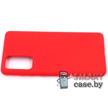Силиконовый чехол Full Silicone Case TPU для Samsung Galaxy S20 FE (Красный)