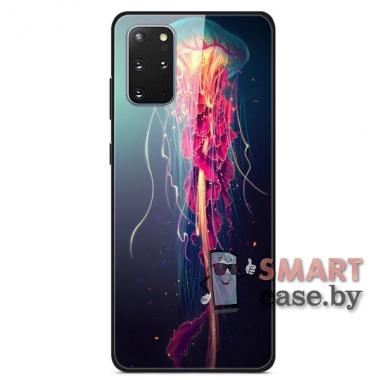 Защитный стеклянный чехол для Samsung Galaxy S20 Plus (Jellyfish)