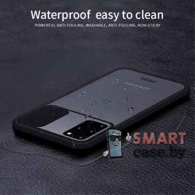 Противоударный чехол MOFI XINDUN пластик+силикон для Samsung Galaxy S20 Plus силикон+пластик (Чёрный)