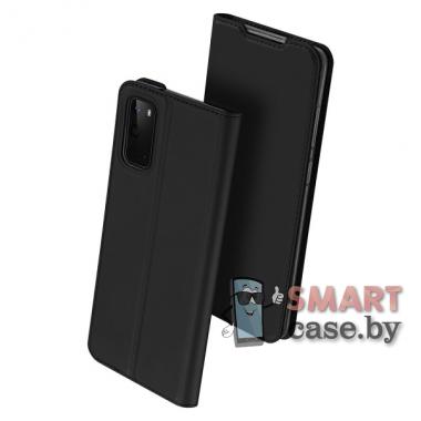 Антимаркий чехол-книга с карманом для Samsung Galaxy S20 PU-кожа (Чёрный)