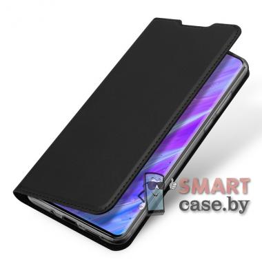 Антимаркий чехол-книга с карманом для Samsung Galaxy S20 PU-кожа (Чёрный)