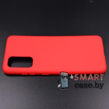 Силиконовый чехол Silicone Cover Soft-touch для Samsung Galaxy S20 (Красный)