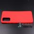 Силиконовый чехол Silicone Cover Soft-touch для Samsung Galaxy S20 (Красный)
