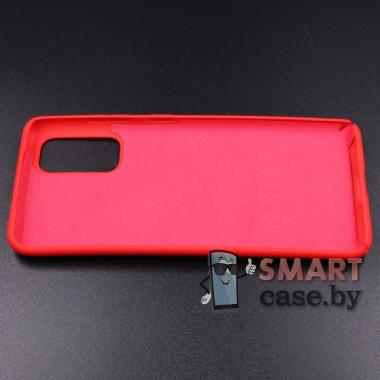 Силиконовый чехол Silicone Cover Soft-touch для Samsung Galaxy S20 (Красный)