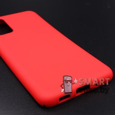 Силиконовый чехол Silicone Cover Soft-touch для Samsung Galaxy S20 (Красный)