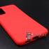 Силиконовый чехол Silicone Cover Soft-touch для Samsung Galaxy S20 (Красный)