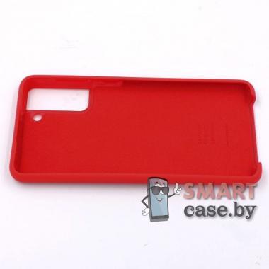 Силиконовый чехол Silicone Cover для Samsung Galaxy S21 Plus (Красный)