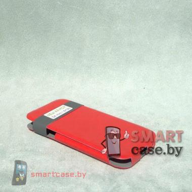 Ультратонкий чехол для Samsung Galaxy S4 mini Slim Case (красный) 