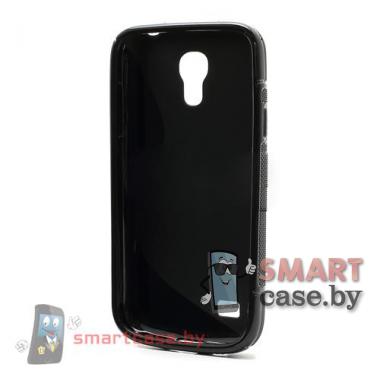 Силиконовый чехол для Samsung Galaxy S4 mini S-Shape (Черный) 