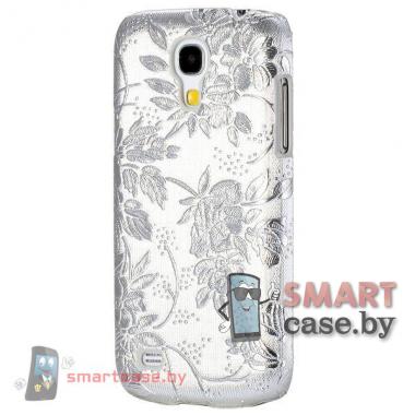 Чехол для Samsung Galaxy S4 mini Grape Vine (Серебро) 