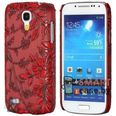 Чехол для Samsung Galaxy S4 mini Grape Vine (Бордовый) 