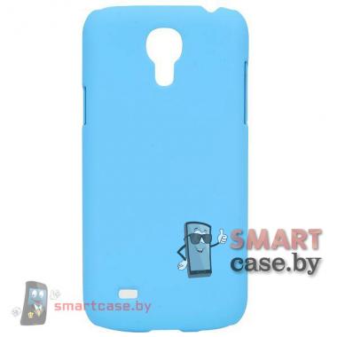 Чехол для Samsung Galaxy S4 mini пластиковый Софт Тач (Легкий голубой)