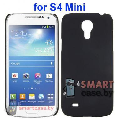 Чехол для Samsung Galaxy S4 mini пластиковый Софт Тач (Черный)