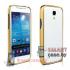 Бампер для Samsung Galaxy S4 mini ультратонкий Love Mei (золотой)