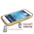 Бампер для Samsung Galaxy S4 mini ультратонкий Love Mei (золотой)