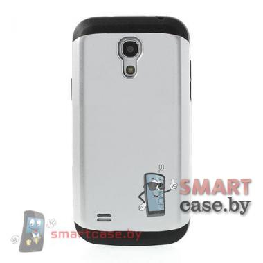 Чехол для Samsung Galaxy S4 mini гибридный Slim Armor  (Металлик-черный)
