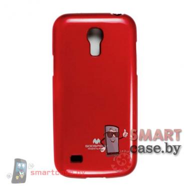 Чехол для Samsung Galaxy S4 mini силиконовый Mercury (бордовый глянец)
