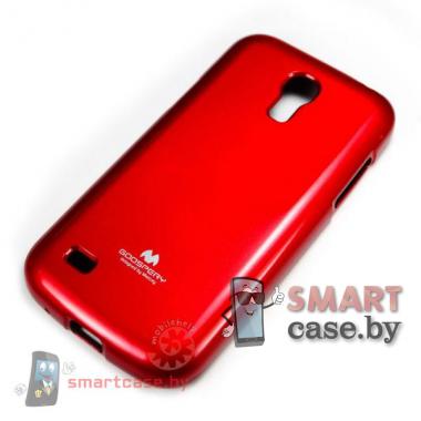 Чехол для Samsung Galaxy S4 mini силиконовый Mercury (бордовый глянец)
