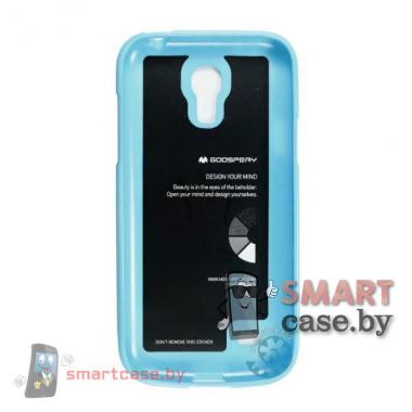 Чехол для Samsung Galaxy S4 mini силиконовый Mercury (небесно голубой)