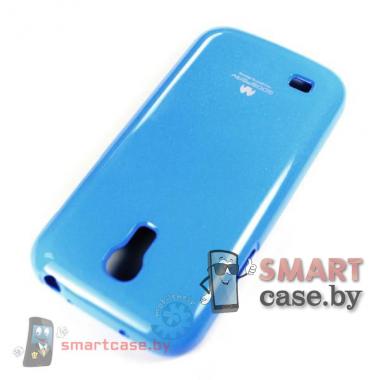 Чехол для Samsung Galaxy S4 mini силиконовый Mercury (небесно голубой)