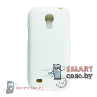 Чехол для Samsung Galaxy S4 mini силиконовый Mercury (белый глянец)