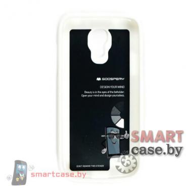 Чехол для Samsung Galaxy S4 mini силиконовый Mercury (белый глянец)