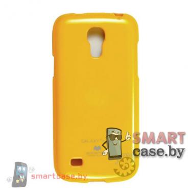 Чехол для Samsung Galaxy S4 mini силиконовый Mercury (ярко желтый глянец)