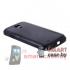 Чехол для Samsung Galaxy S4 mini гибридный Slim Armor  (Синий-черный) 