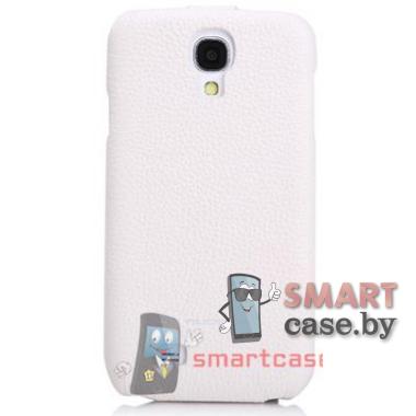 Чехол-книжка кожаный NUOKU Royal для Samsung Galaxy S4 + пленка (белый) 