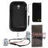 Чехол броня для Samsung Galaxy S4 экстремальный Love Mei (черный)