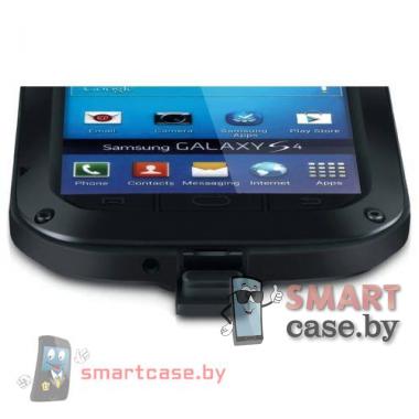 Чехол броня для Samsung Galaxy S4 экстремальный Love Mei (черный)